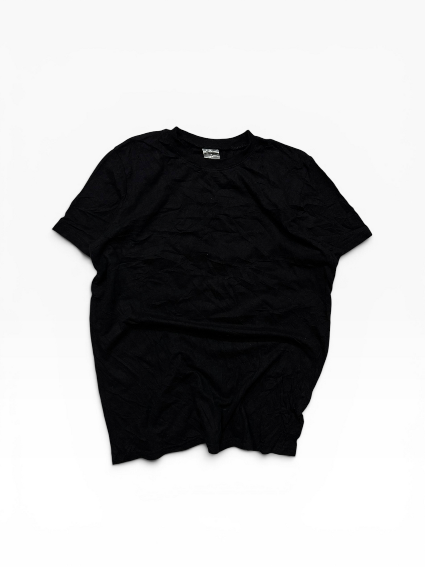 Fashion Leage Black Plain Tee
