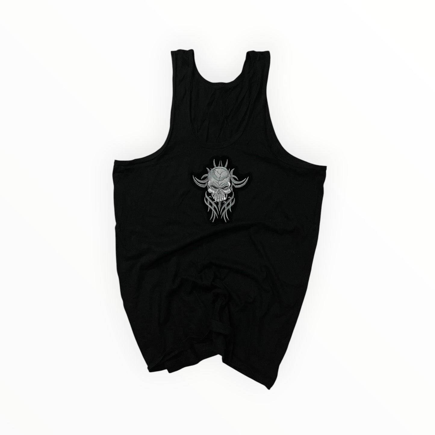 Graphic Black Tank Top