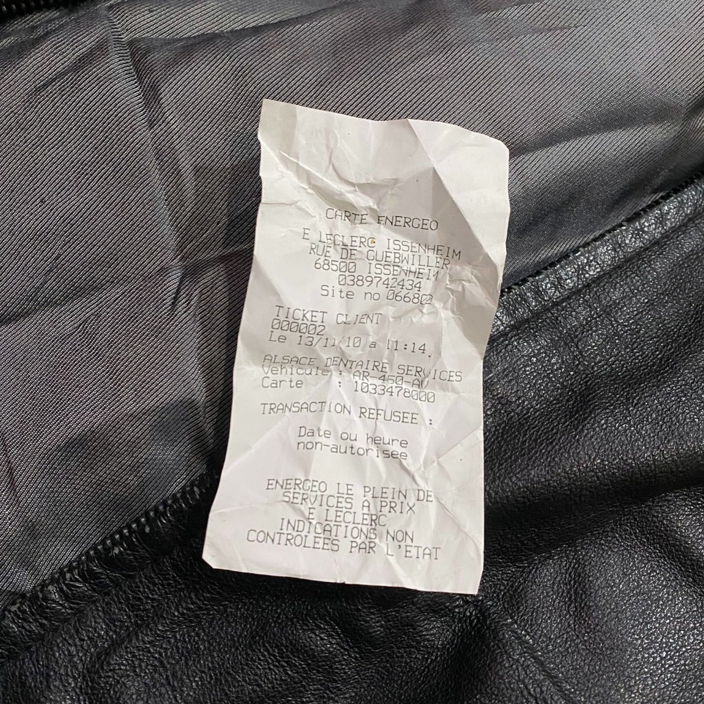 Brice vintage leather jacket