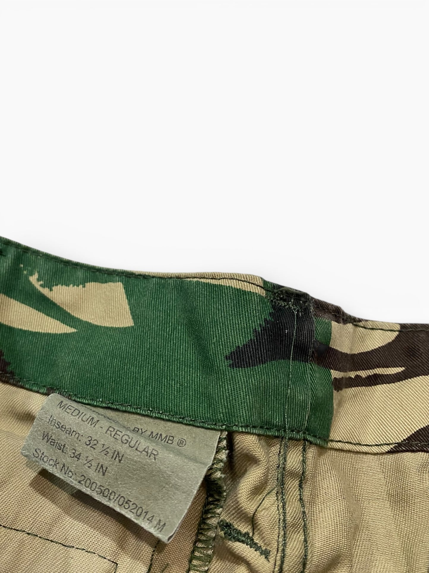 Camo cargo pants
