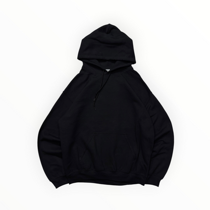 Gildan plain black hoodie