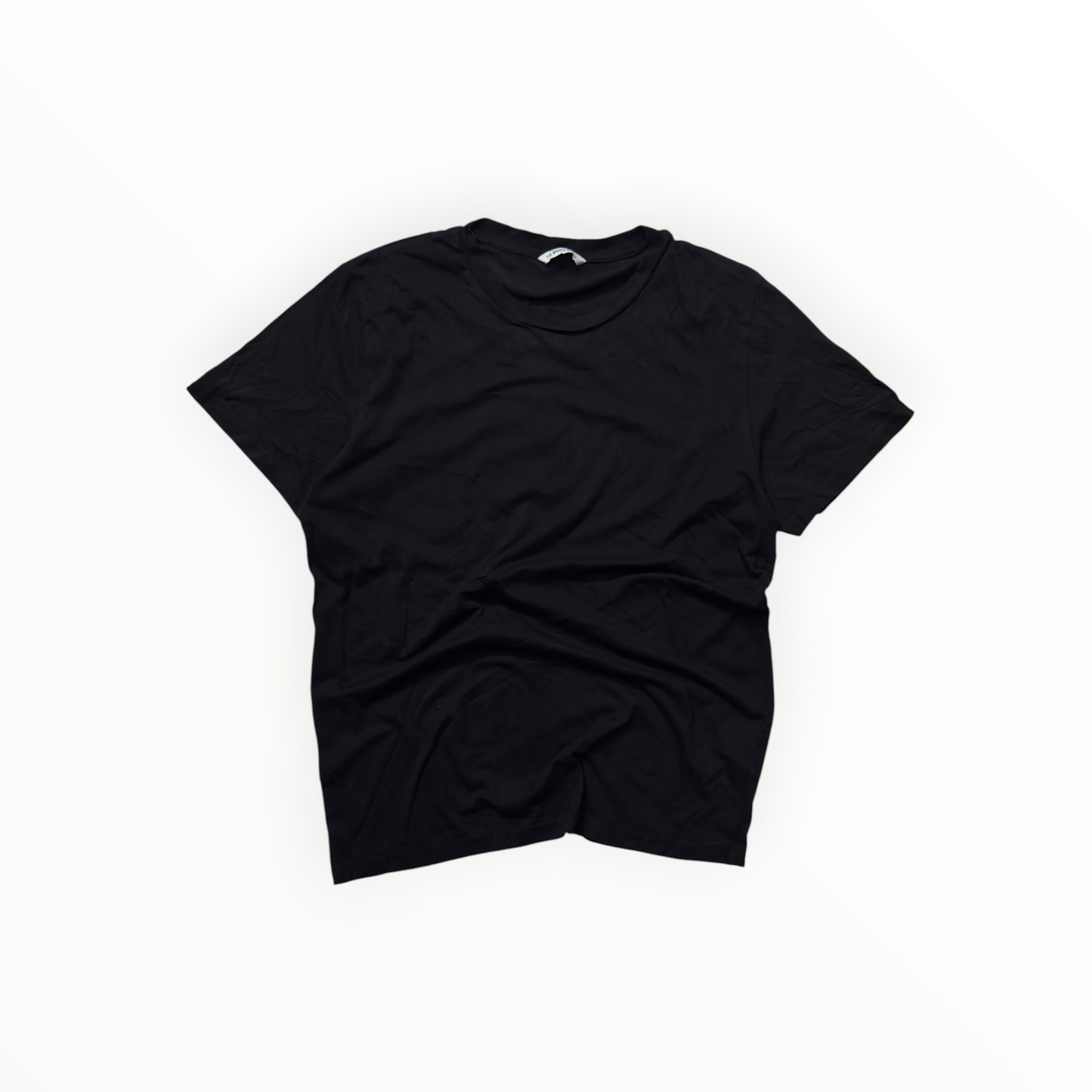 Basics plain black tee