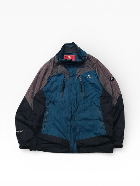 Camel vintage gore-tex jacket