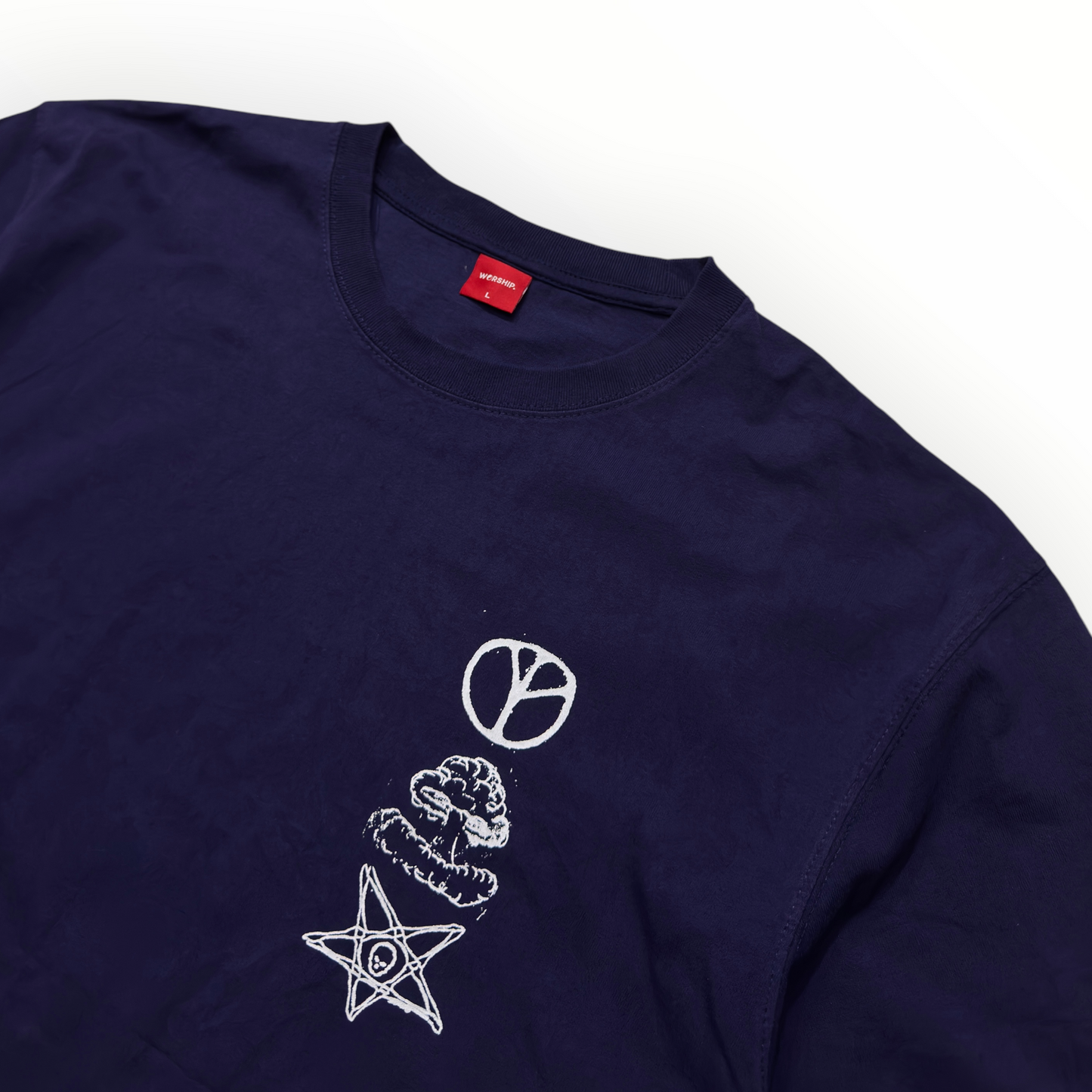 Worship midnight purple tee