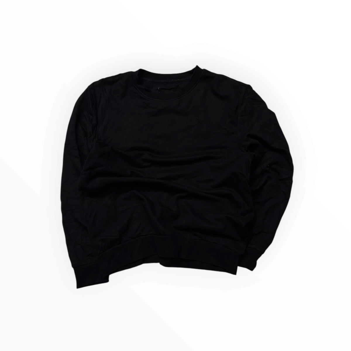 Black Plain Sweatshirt