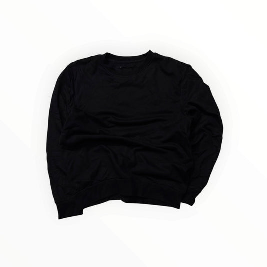 Black Plain Sweatshirt