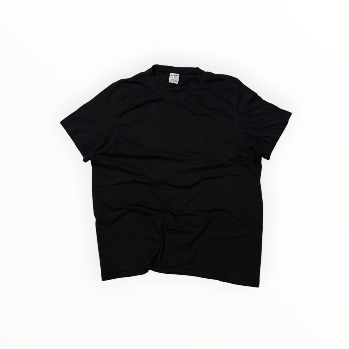 Plain black tee