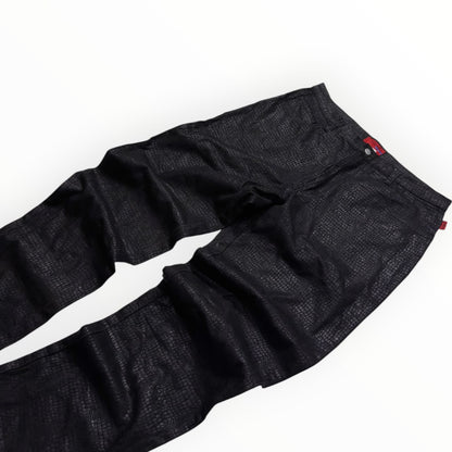 Snake Pattern Denim Jeans