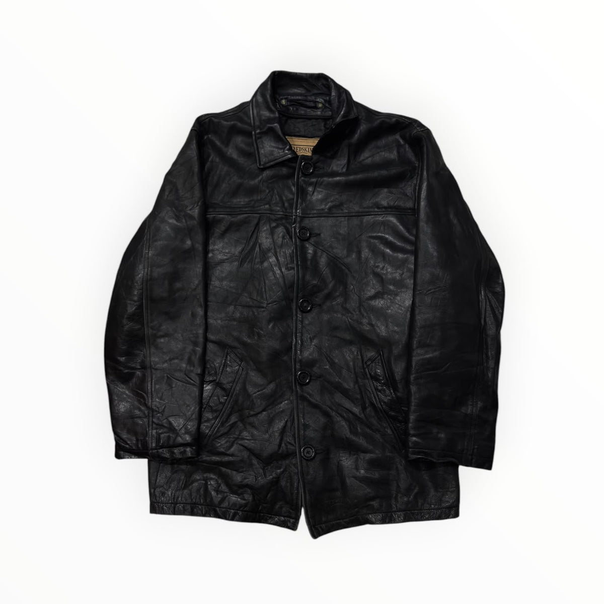 RED SKINS Vintage Leather Jacket