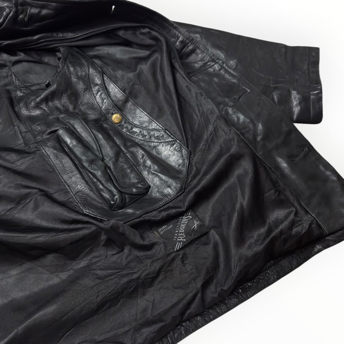 RED SKINS Vintage Leather Jacket