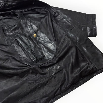 RED SKINS Vintage Leather Jacket