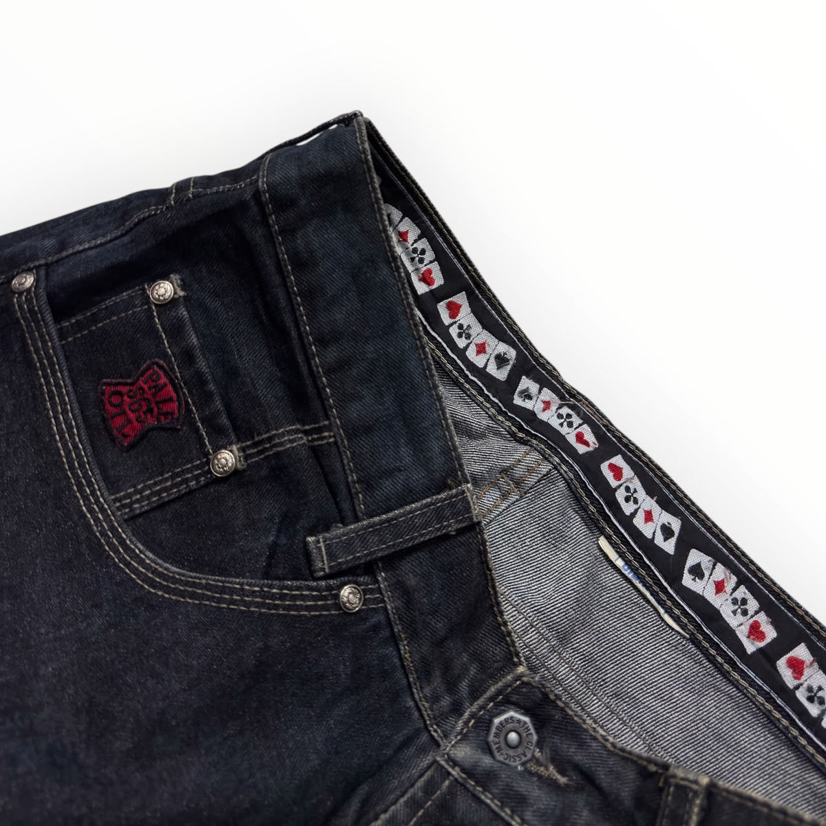 Black Power Baggy Denim Jeans