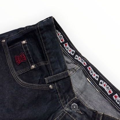 Black Power Baggy Denim Jeans