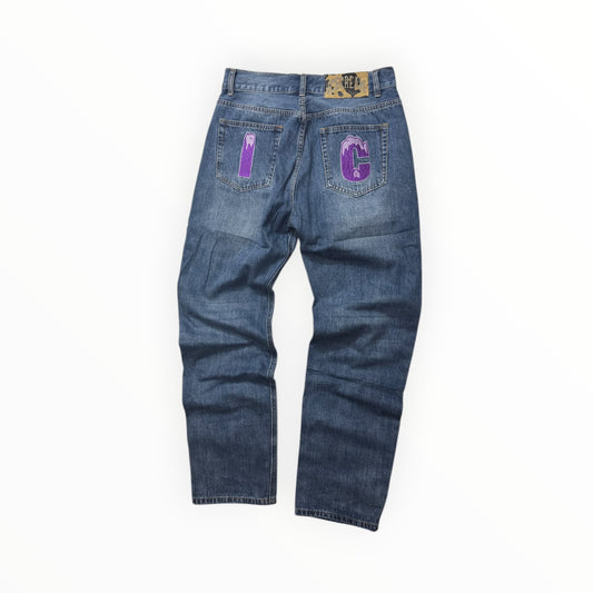 ICECREAM Men's Running Dog Denim Pant in Light Wash